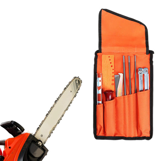 9Pcs Chainsaw Sharpening Filing File Kit with Storage Bag Chain Sharpener Saw