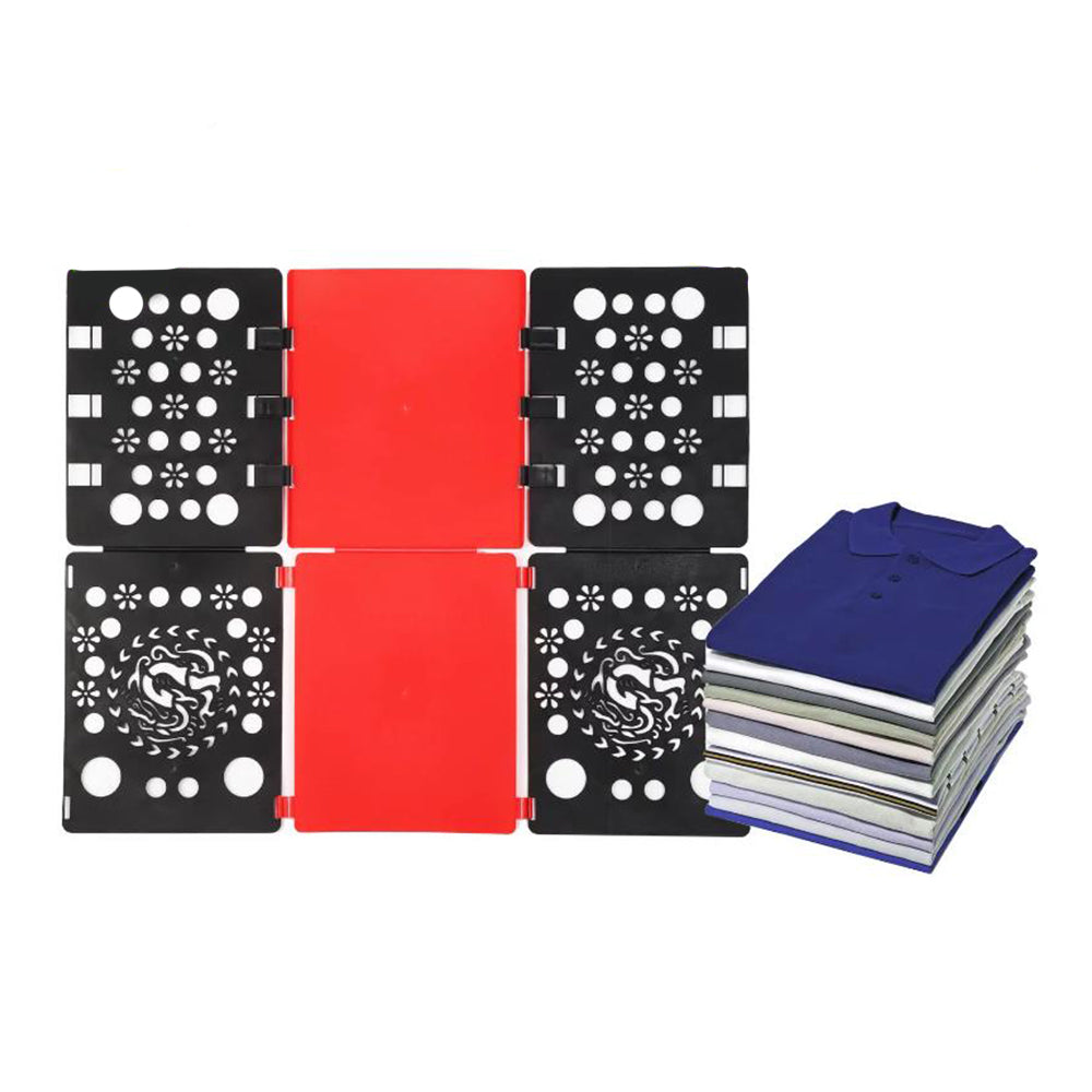 2Pcs Clothes Folding Board T Shirt Top Folder Flip Folding Laundry Organizer