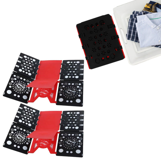 2Pcs Clothes Folding Board T Shirt Top Folder Flip Folding Laundry Organizer