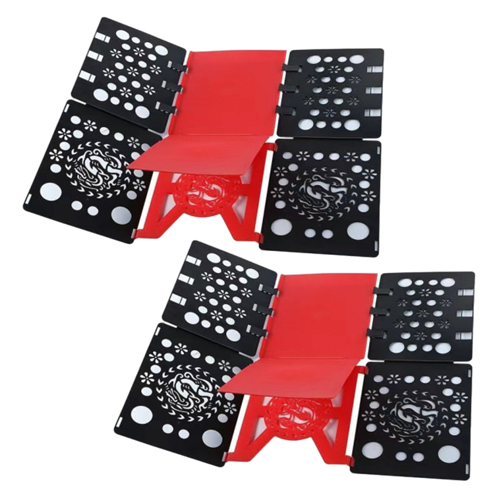 2Pcs Clothes Folding Board T Shirt Top Folder Flip Folding Laundry Organizer