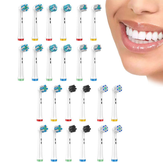 24Pcs Replacement Toothbrush Heads Compatible with Oral B Toothbrush