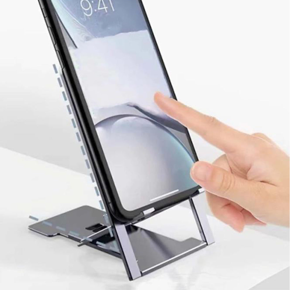 2Pcs Folding Desk Mobile Phone Stand Holder Adjustable ABS Stand Mount Holder