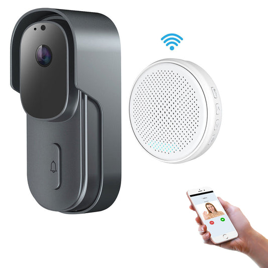 Wireless Smart WiFi Video Doorbell with Night Vision Intercom Security Camera