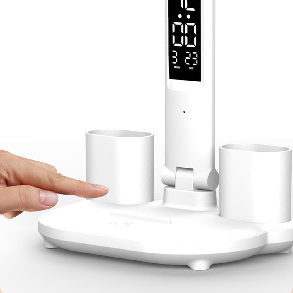 Touch LED Desk Lamp Study Reading Table Light Dimmable with USB Charging Port