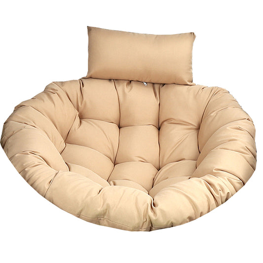 110cm Hanging Egg Chair Cushion Outdoor Hanging Backet Seat Cushion Pad Khaki
