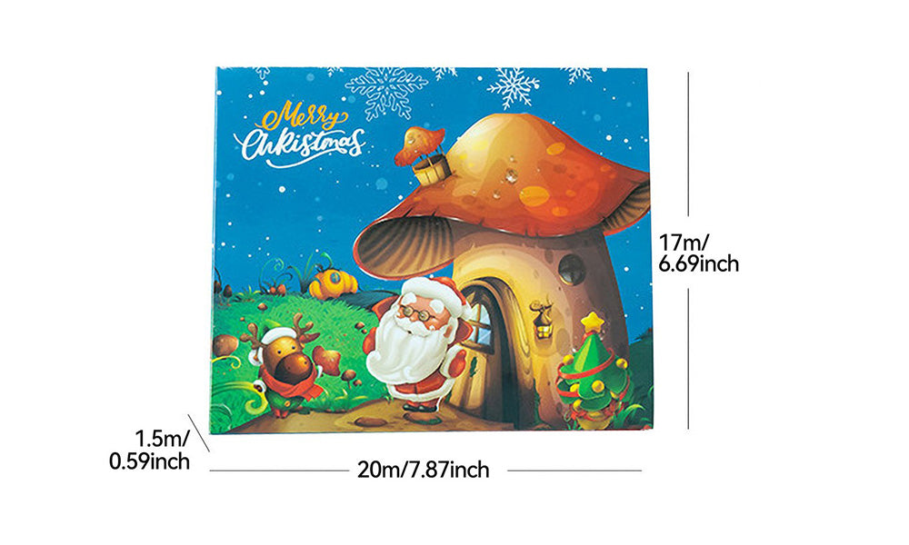 24 Days Christmas Advent Calendar Bracelet Making Kit Countdown Calendar