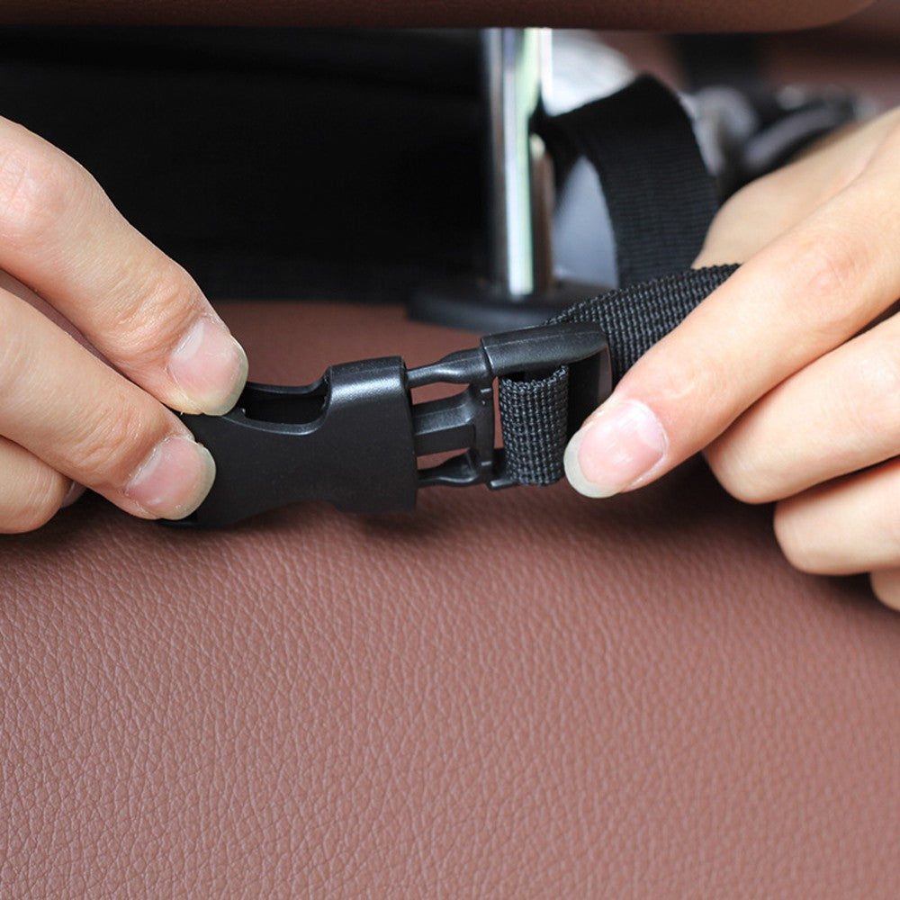 16x16x25cm Car Trash Can with Lid Mini Dustbin Leak-Proof Garbage Organizer