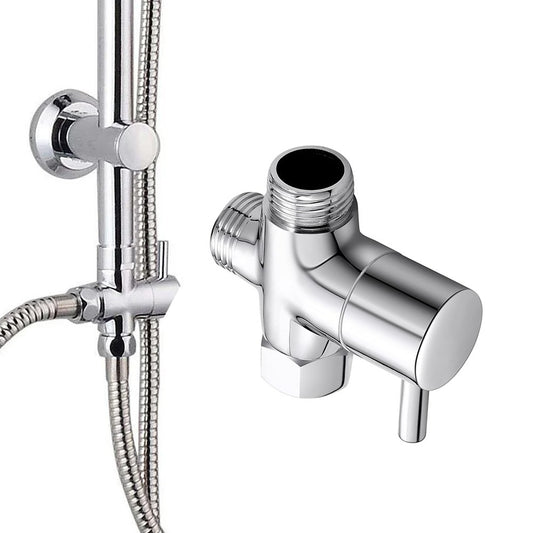 1Pc 3-Way G1/2 Shower Head Diverter T-adapter
