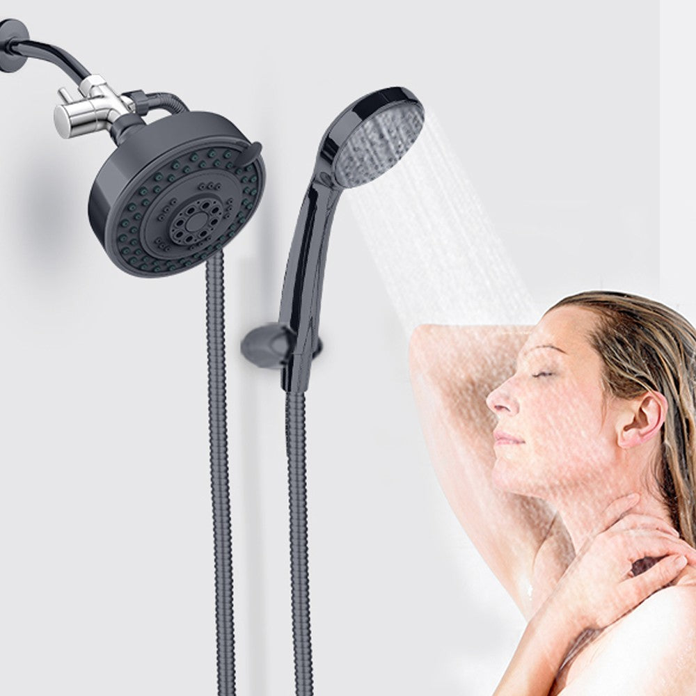 2Pcs 3-Way G1/2 Shower Head Diverter T-adapter