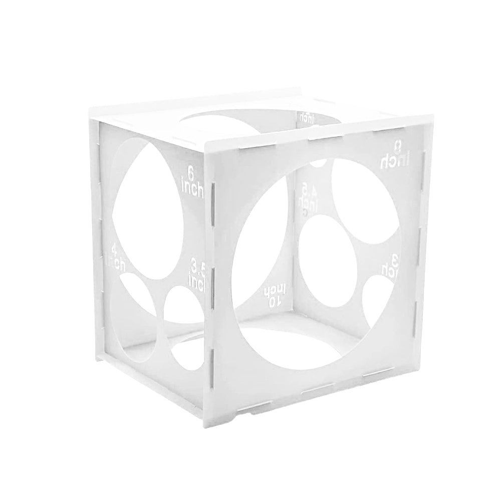 11Holes Collapsible Plastic Balloon Sizer Box Size Measurement Tool