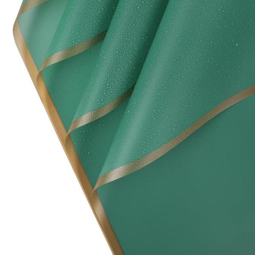 20Pcs Flower Wrapping Paper Water-resistant Bouquet Packaging Paper Green