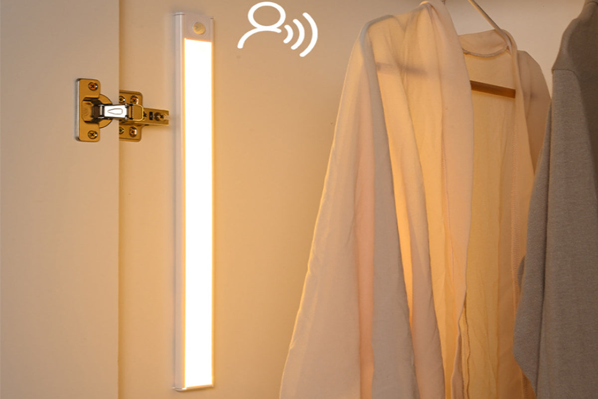 2PCS Rechargeable Under Cabinet Lights with Motion Sensor