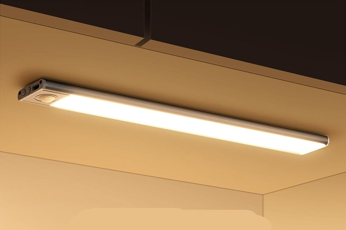 2PCS Rechargeable Under Cabinet Lights with Motion Sensor