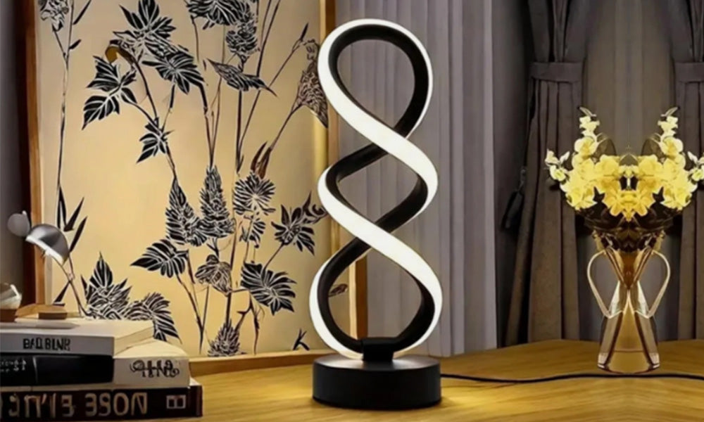 Modern LED Bedside Lamp Dimmable Table Light with USB