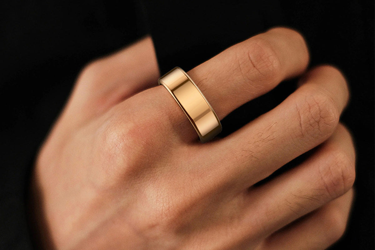 Smart Health Ring with Charging Case Sleep Tracking Waterproof