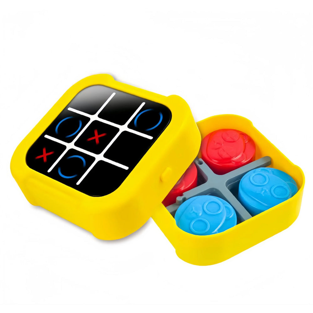 5-in-1 Electronic Tic Tac Toe Game Portable Handheld Travel Toy for Kids and Adults