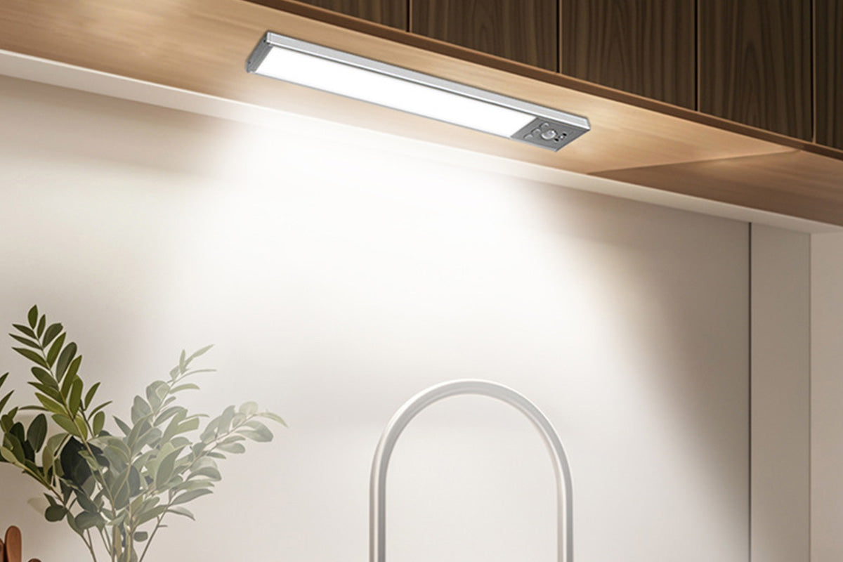 Under Cabinet Lighting Rechargeable 3 Color Temps 3 Level Brightness With Motion Sensor