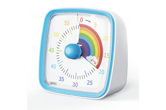 60-Minute Visual Countdown Timer Rainbow Disk Silent Time Management Tool