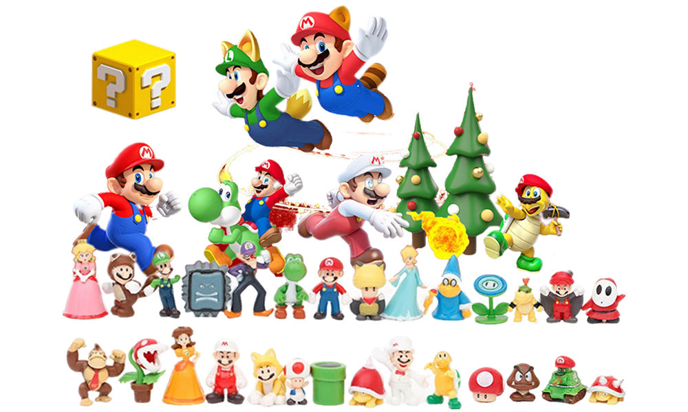 Super Mario Inspired Blind Box Countdown Figures Toy