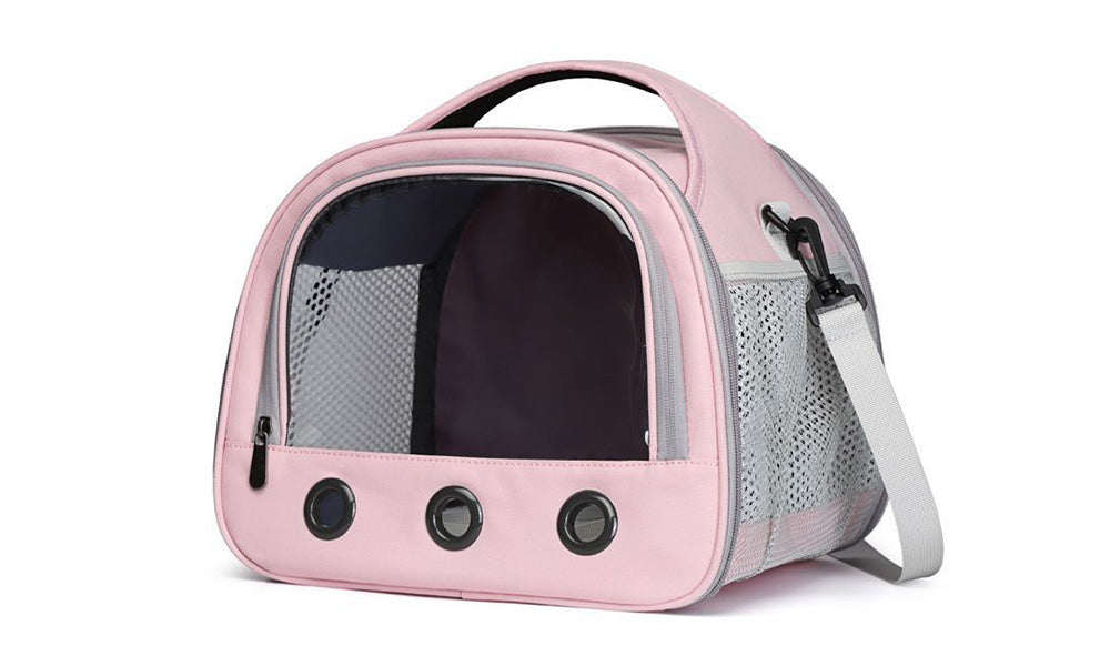Portable Pig Hamster Rabbit Small Animal Carrier Bag with Window and Strap