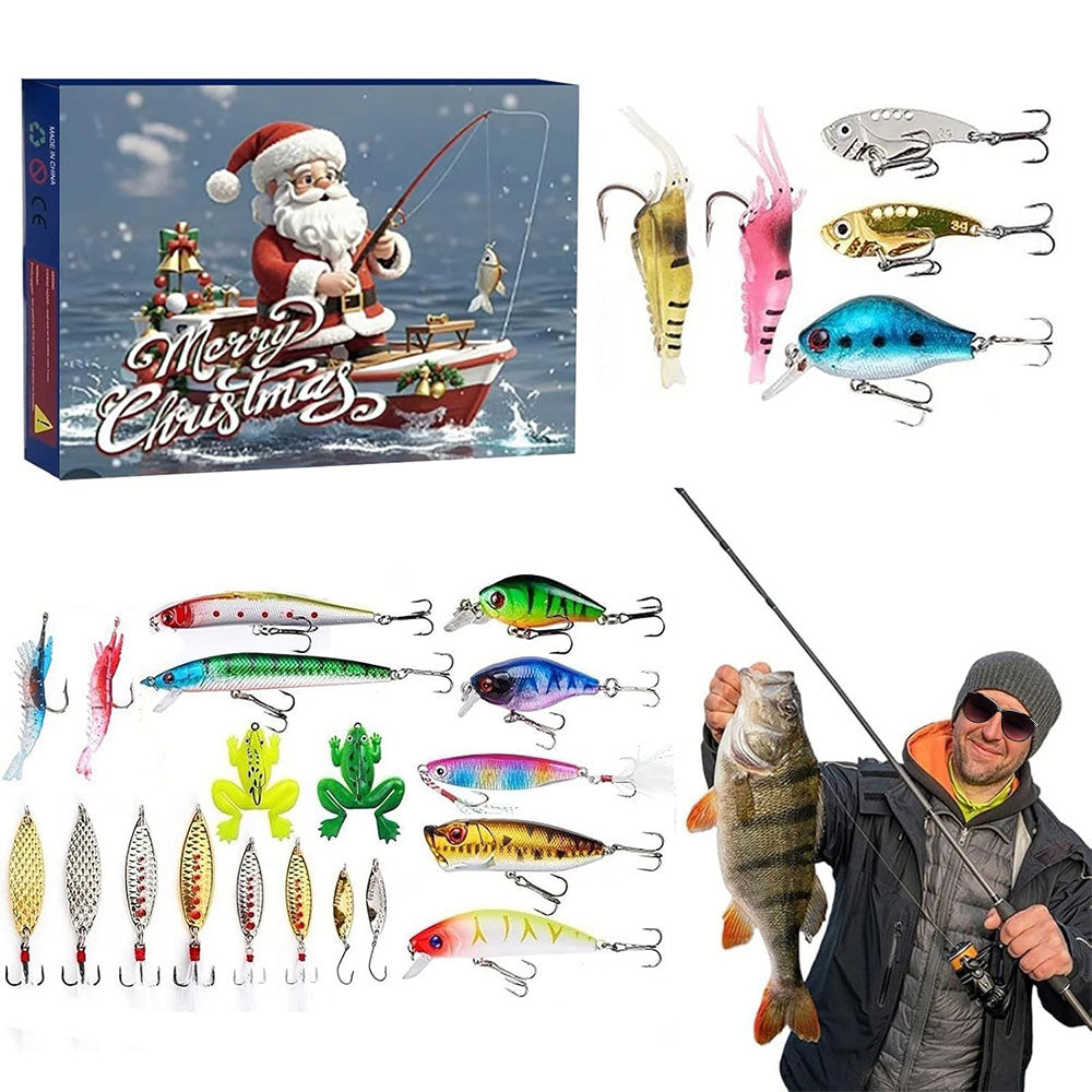 Fishing Lures Christmas Advent Calendar