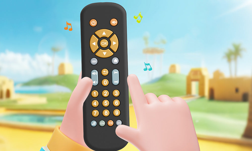 Kids Learning Remote Control Toy with Music and Lights
