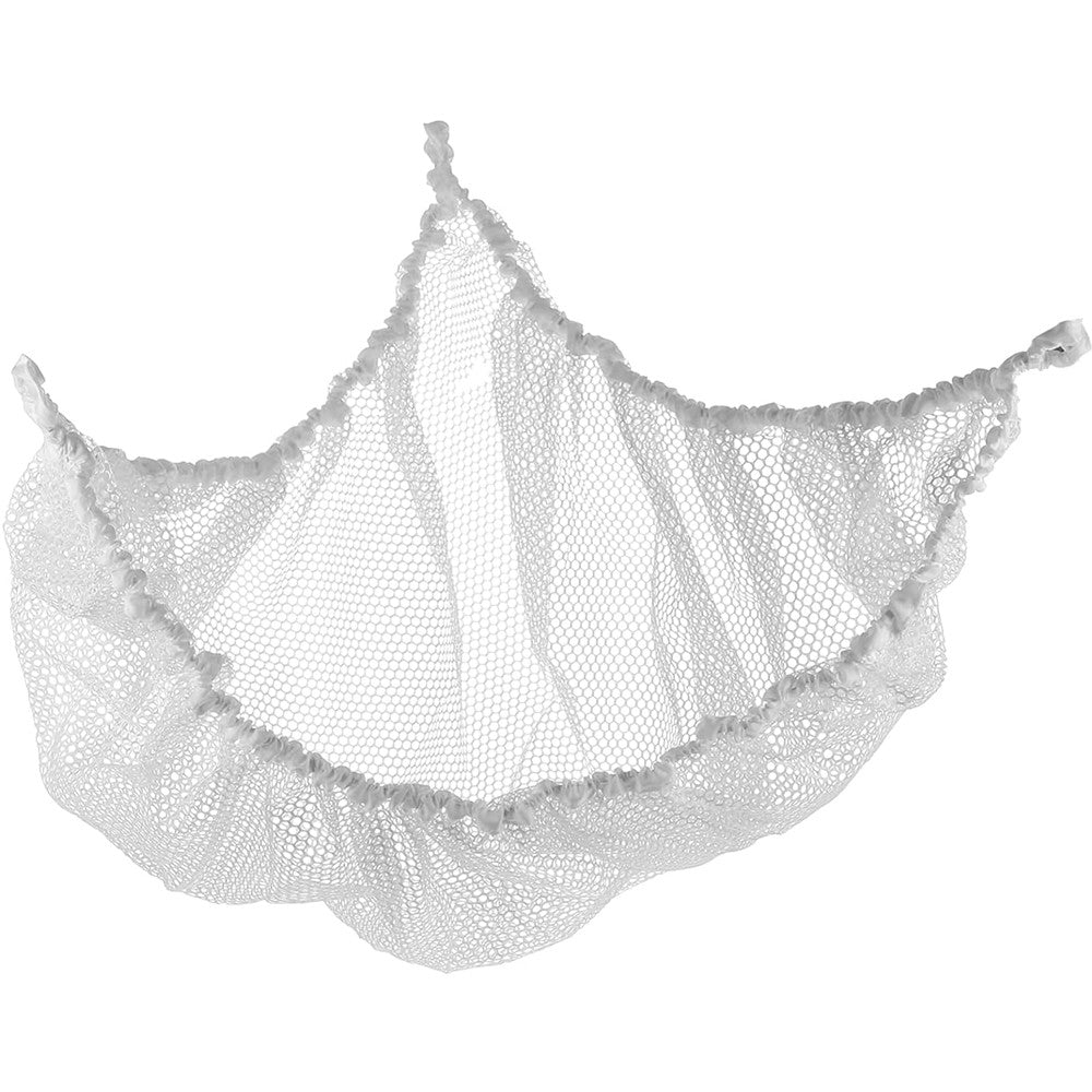 Wall-mounted Toy Hammock Toy Storage Net for Bedroom Nursery Storage - White
