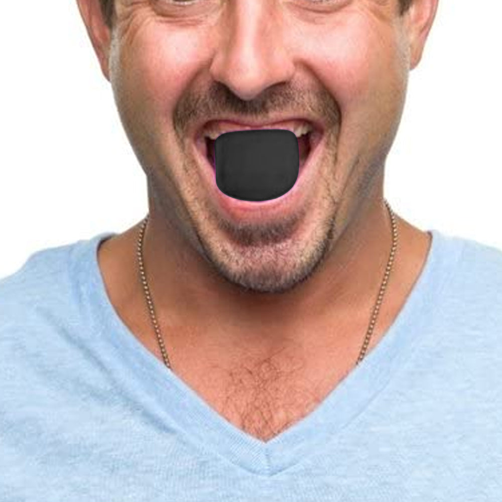 2Pcs Jawline Exerciser Facial Muscle Trainer Fitness Neck Face Toning Tool-Black