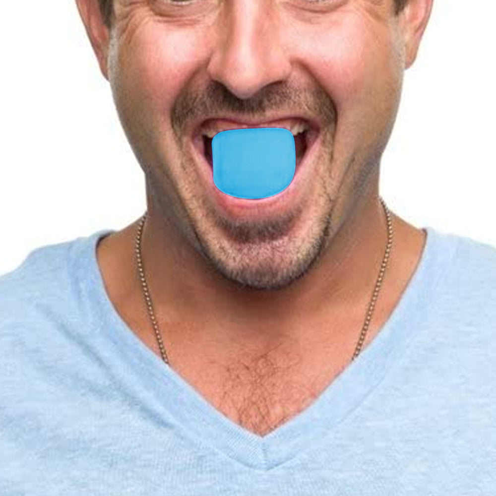 2Pcs Jawline Exerciser Facial Muscle Trainer Fitness Neck Face Toning Tool-Blue