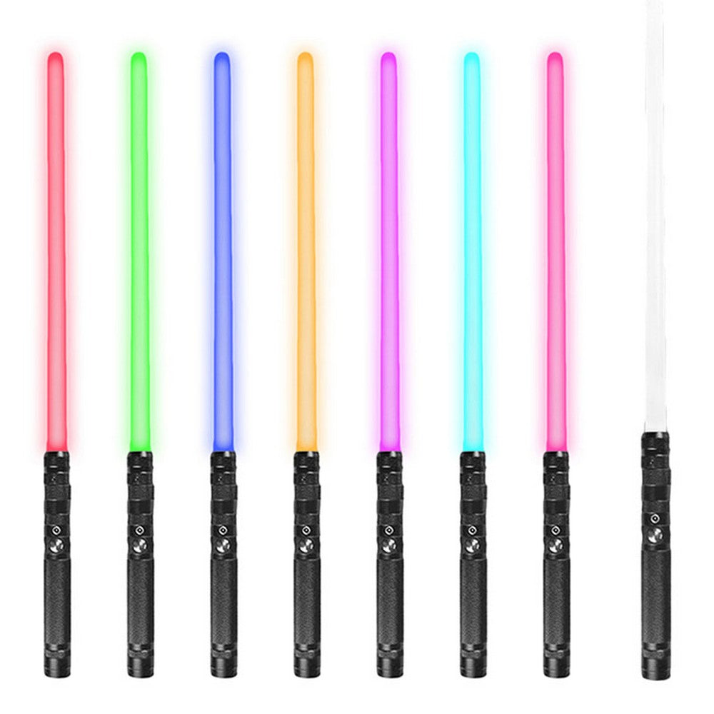 RGB Light Up Laser Sword Light Up Saber with Motion Sensitive Sound Effects
