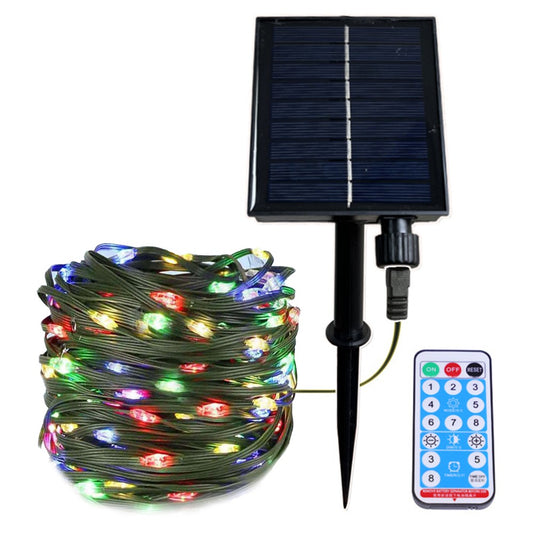100 LEDs Christmas Solar Copper Wire String Light Indoor Outdoor String Lights