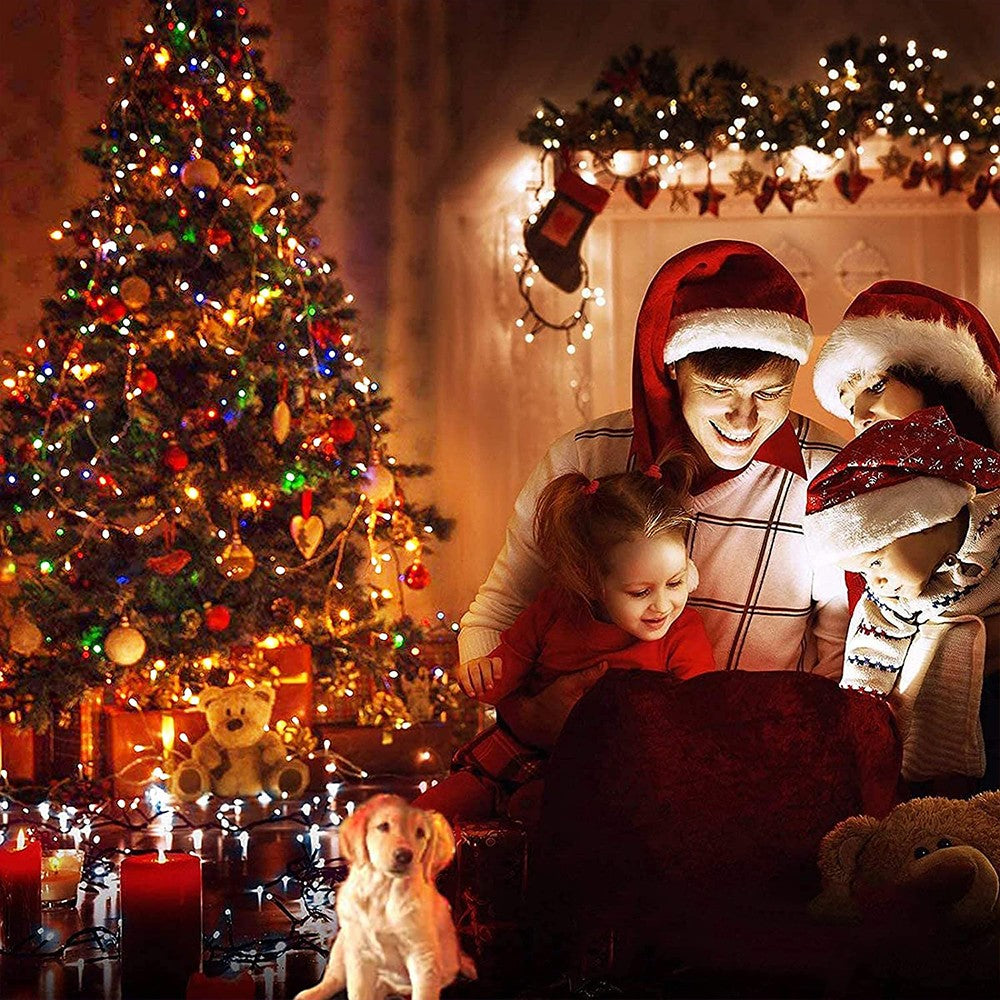 100 LEDs Christmas Solar Copper Wire String Light Indoor Outdoor String Lights