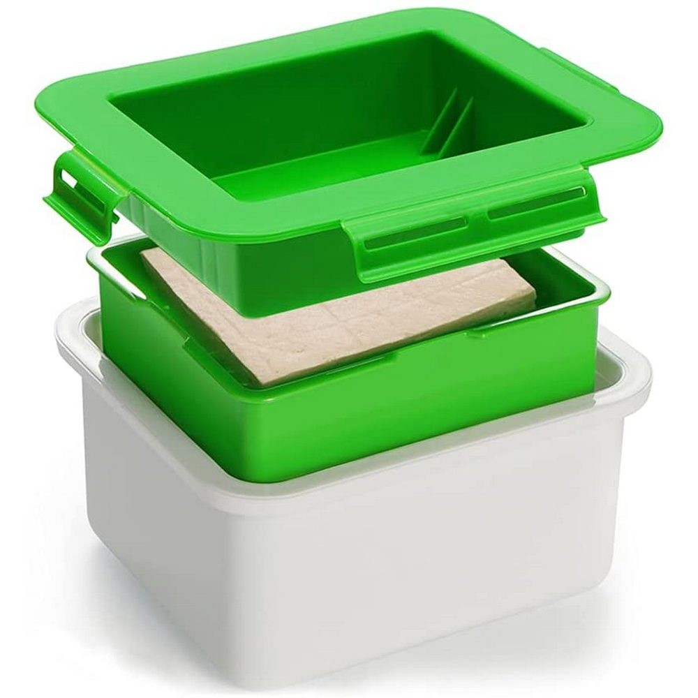 1Pc Tofu Press Drainer Water Removing Tool with Water Collecting Tray