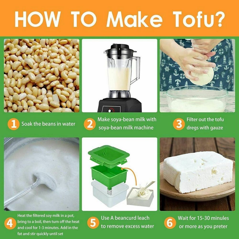 2Pcs Tofu Press Drainer Water Removing Tool with Water Collecting Tray