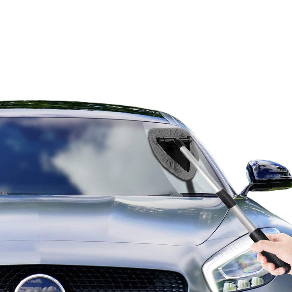 Triangle Car Windshield Cleaner Car Window Cleaner Kit with Extendable Handle