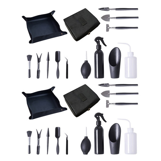 2 X 12Pcs Succulent Plants Tools Set Garden Planting Transplanting Tools Kit