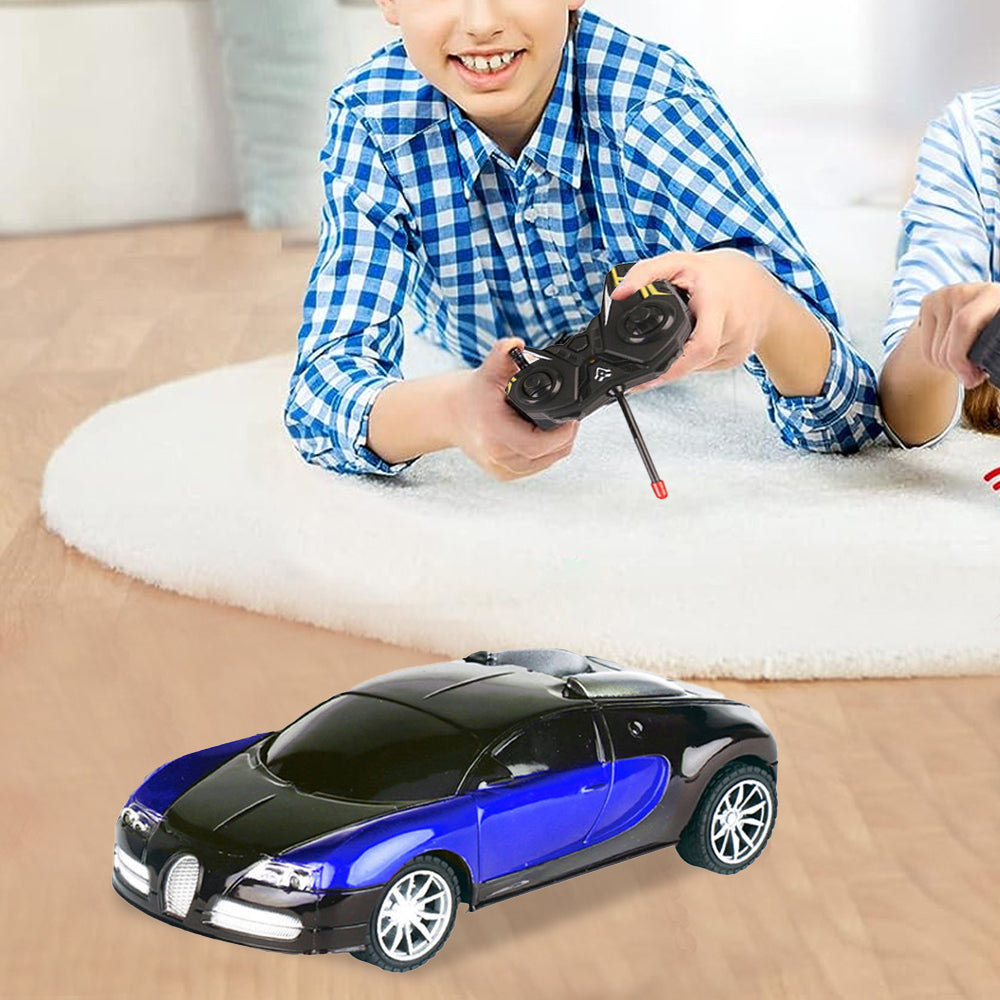 Kids 2WD Remote Control Car Toys Vehicle Rechargeable RC Drift Car Blue