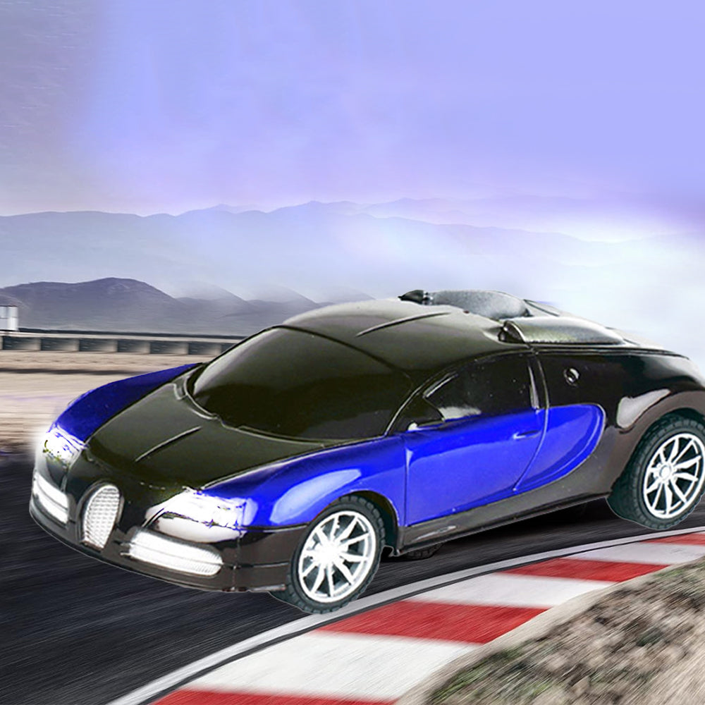 Kids 2WD Remote Control Car Toys Vehicle Rechargeable RC Drift Car Blue