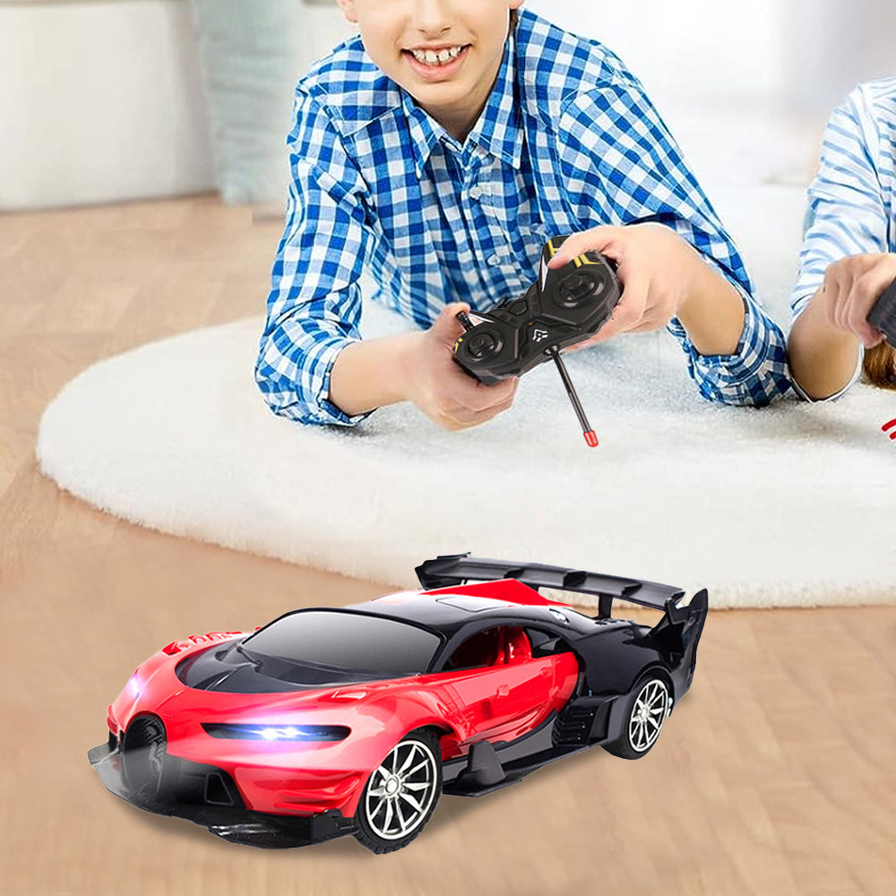 Kids 2WD Remote Control Car Toys Vehicle Rechargeable RC Drift Car Red