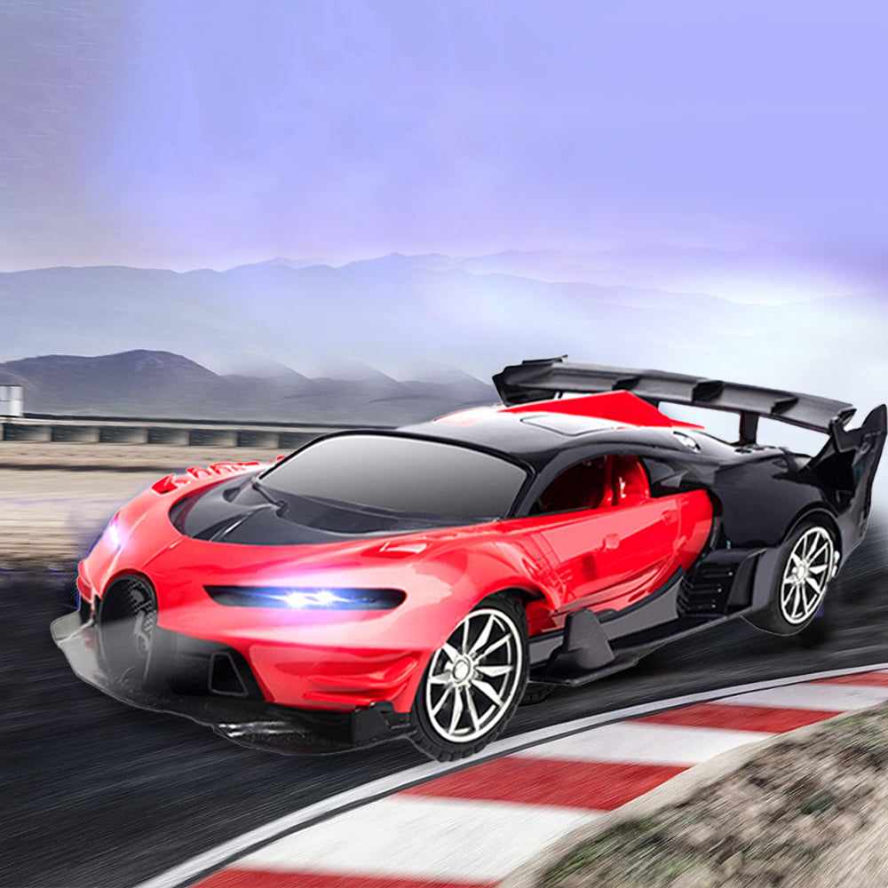 Kids 2WD Remote Control Car Toys Vehicle Rechargeable RC Drift Car Red