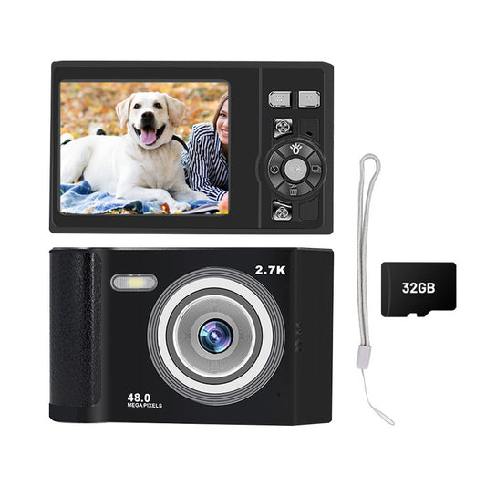 1080P HD Digital Camera with 32G Memory Card - Black