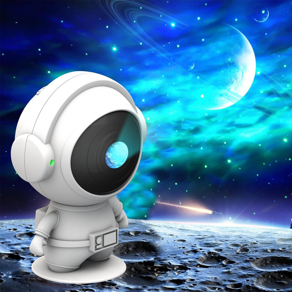 Standing Astronaut Galaxy Starry Sky Projector Night Light with Remote Control