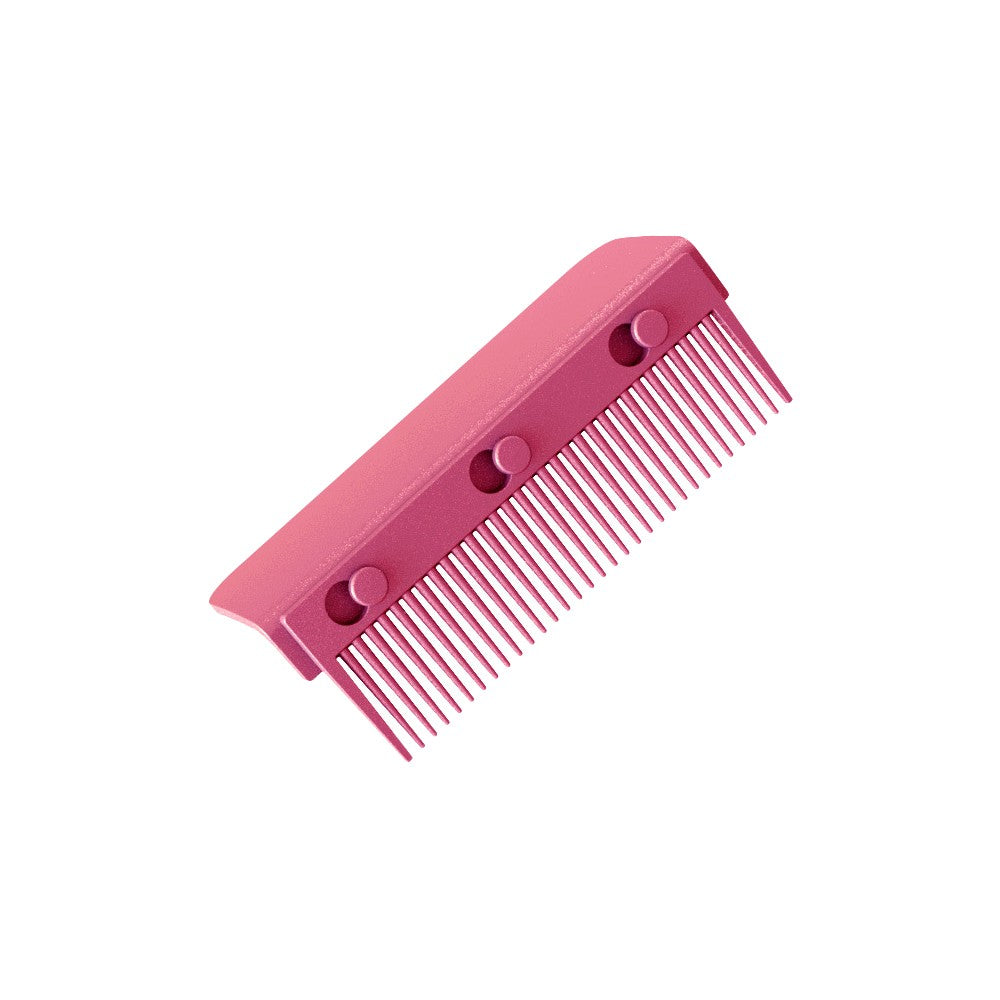Removable Clip-On Flat Iron Comb Attachment - Pink