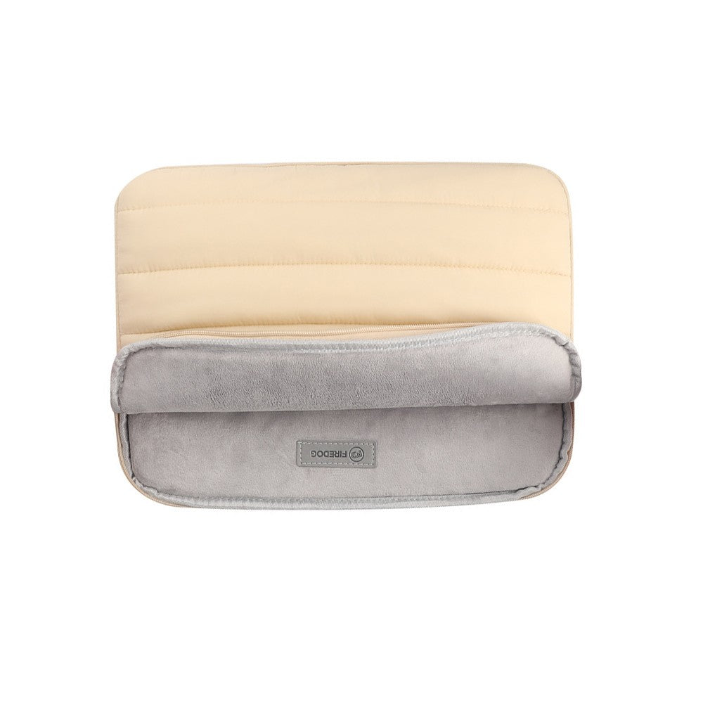 For 12.9-13.3 Inch Laptop Sleeve Anti-fall Shockproof Carrying Case - Apricot