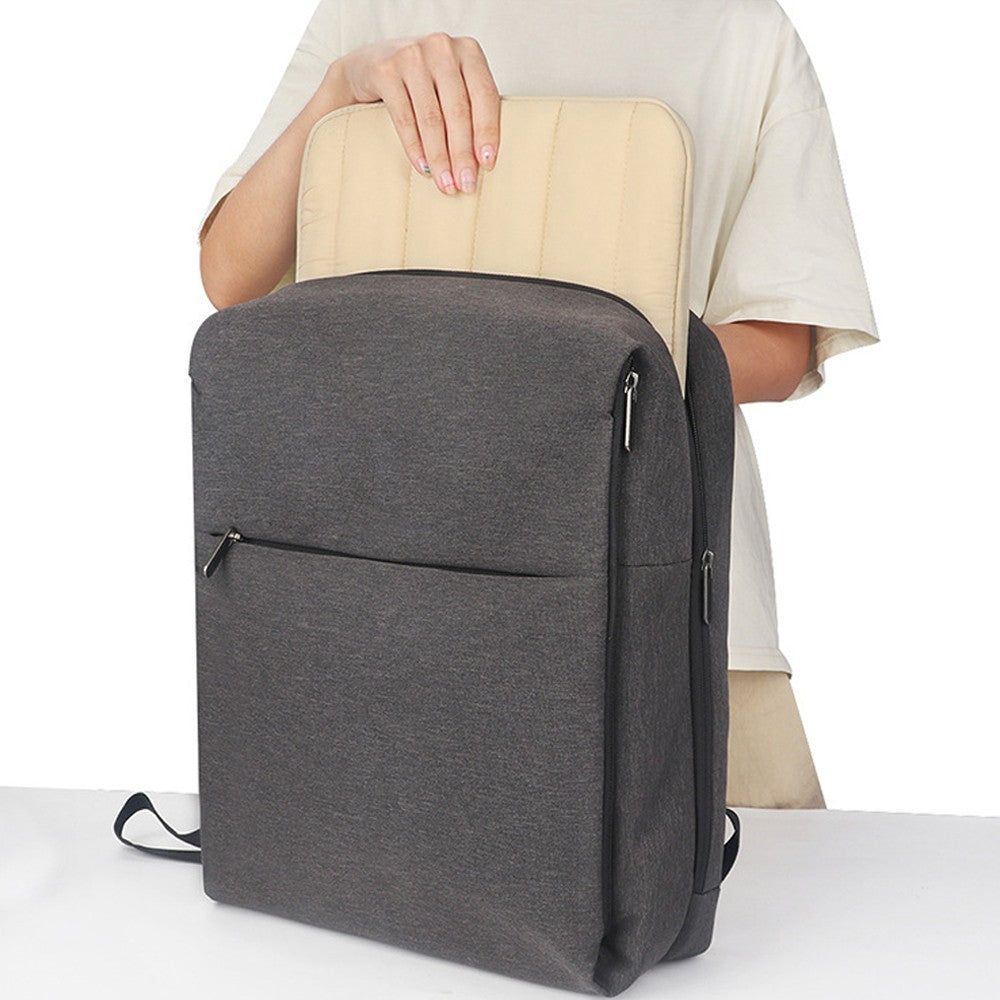 For 12.9-13.3 Inch Laptop Sleeve Anti-fall Shockproof Carrying Case - Apricot
