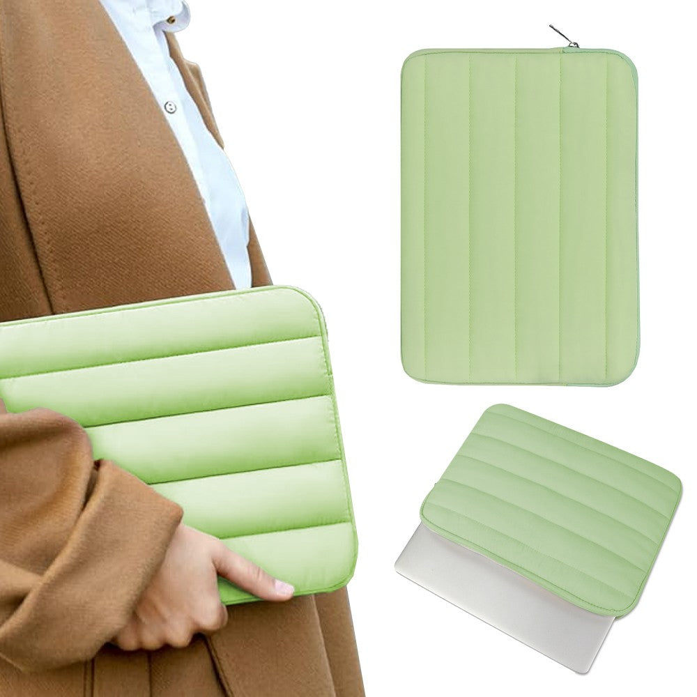 For 12.9-13.3 Inch Laptop Sleeve Anti-fall Shockproof Carrying Case - Green
