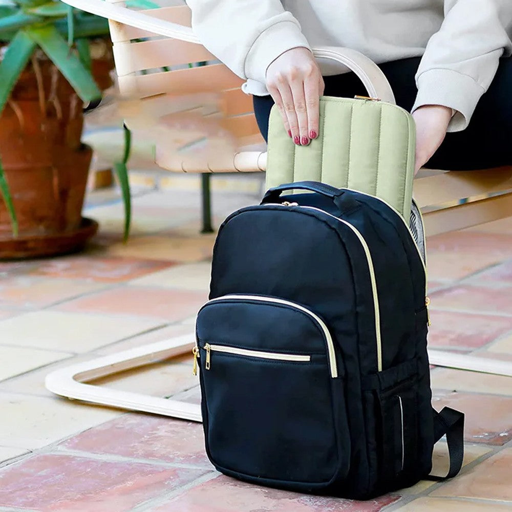 For 12.9-13.3 Inch Laptop Sleeve Anti-fall Shockproof Carrying Case - Green