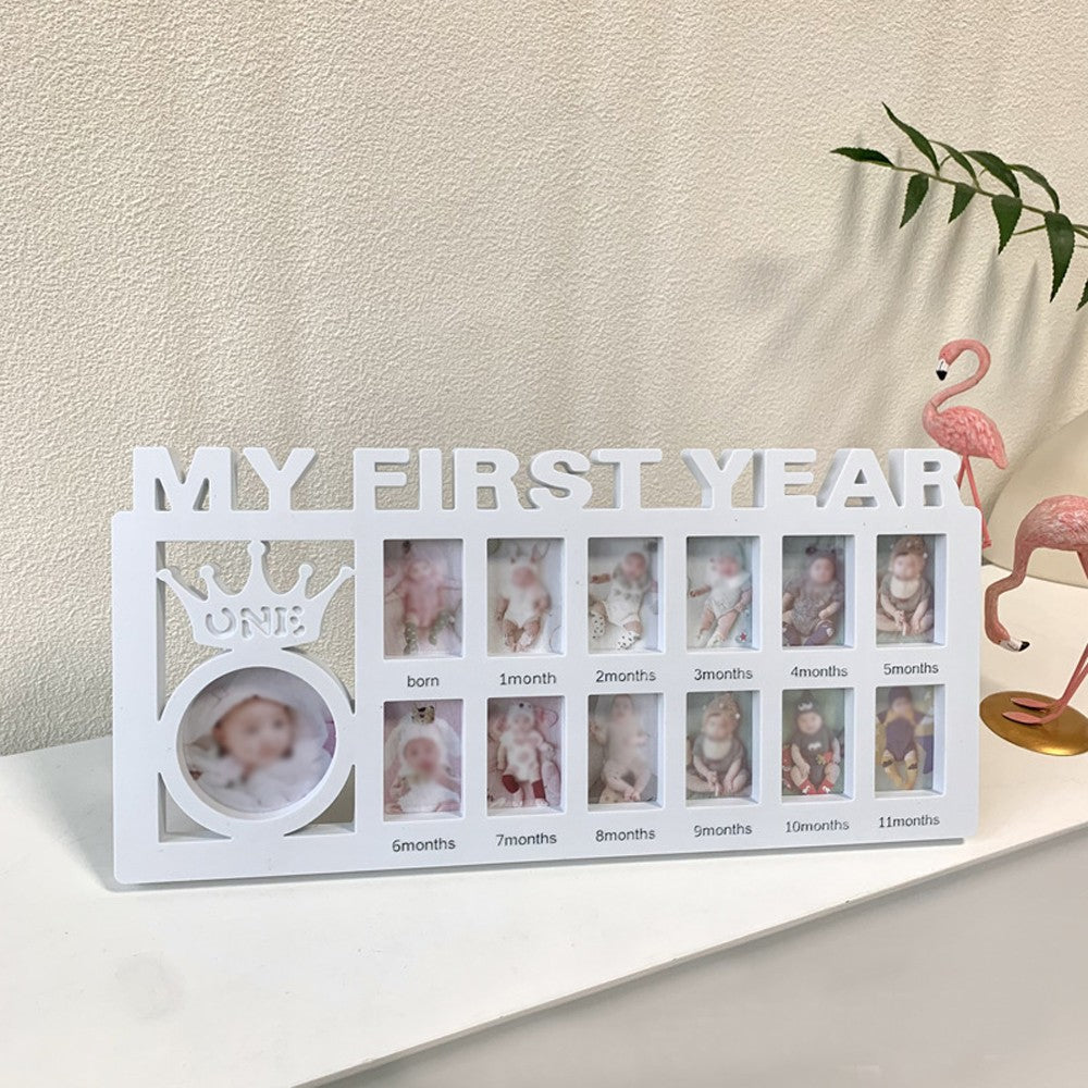My First Year Newborn Baby Picture Frames Memorial Moments Photo Frame Keepsake
