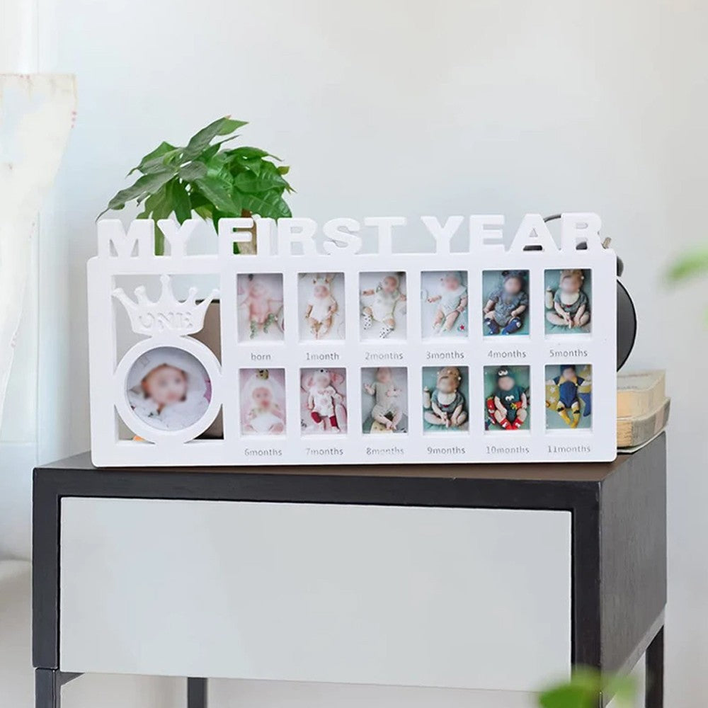 My First Year Newborn Baby Picture Frames Memorial Moments Photo Frame Keepsake