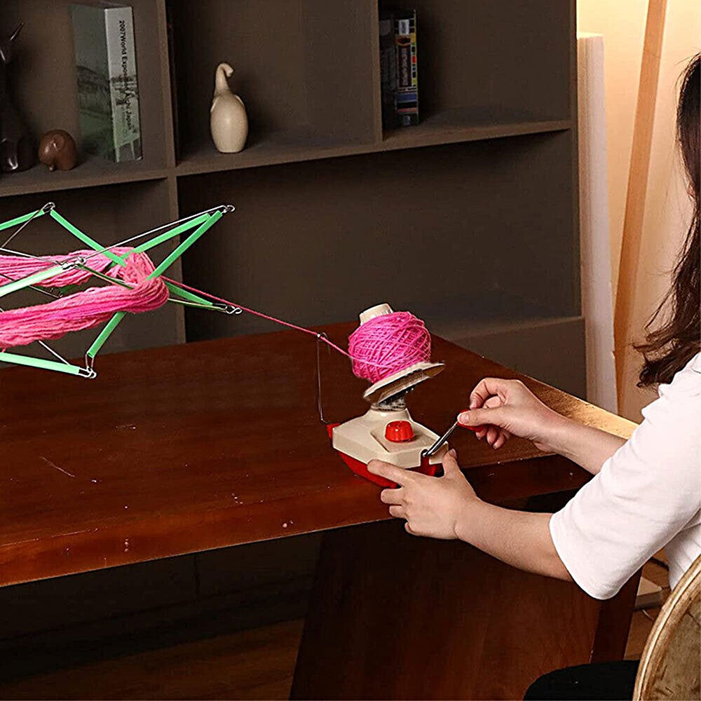 Manual Swift Yarn Winder Hand Operated Wool String Fiber Ball Spinner